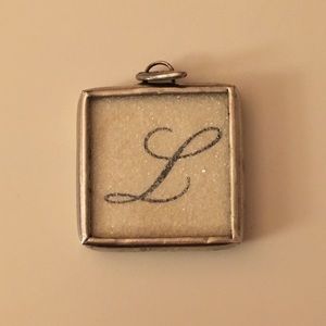 Jewel Kade reversible cursive “L” charm